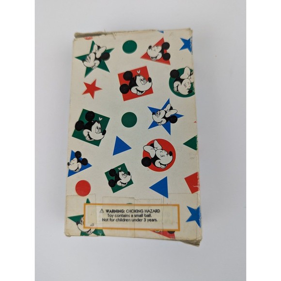 Disney Mickey Mouse Portable Basketball 1996 Vintage Avon Travel Toy With Box - Picture 9 of 10